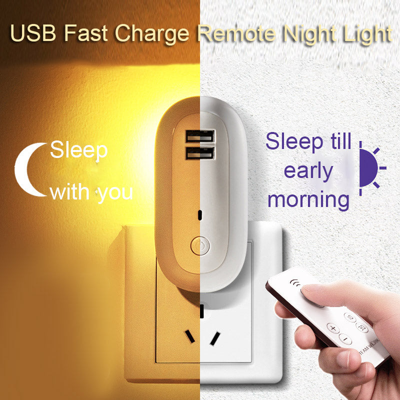 USB Remote Dimmable LED Wall Lamp